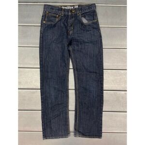 DENIZEN Levis 218 Jeans Womens Size 16 28x28  Blue Dark Wash Denim Slim Straight